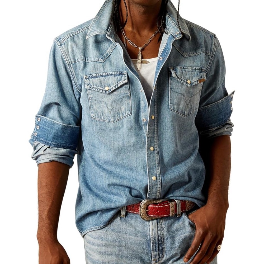 ARIAT Men's Yellowstone Weekly Denim Shirt